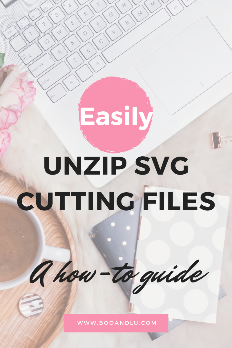 How to Unzip SVG Files to Use with your Cutting Machine Software