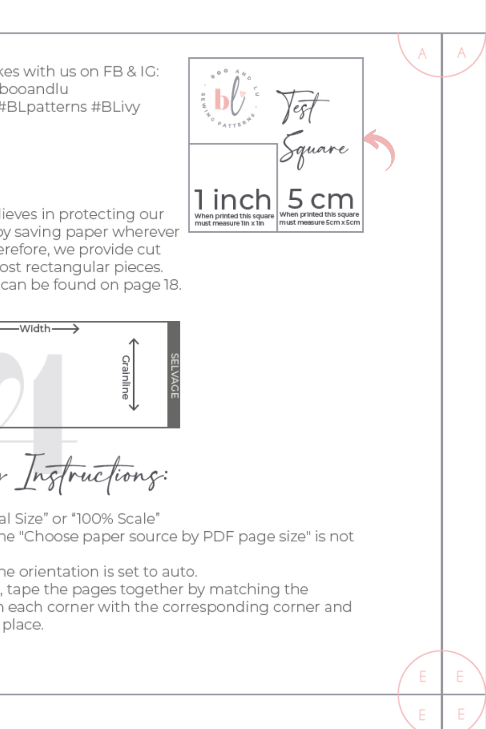 How to Print PDF Sewing Patterns - Boo and Lu