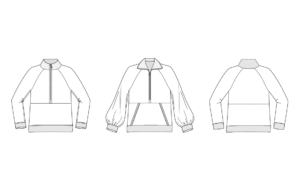 Forest Half Zip Pullover